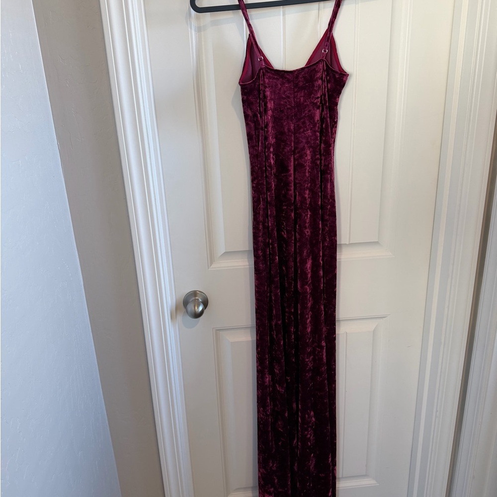 Lulus Velvet Maxi Dress - Picture 2 of 4